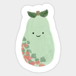 Floral pear Sticker